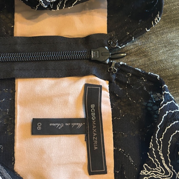 Tasha Cocktail Dress in Black & White - Picture 3 of 6